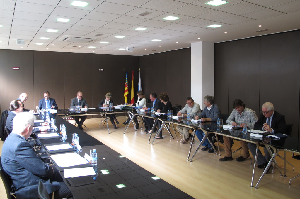 Un momento del Consejo de Administración del Puerto de Alicante