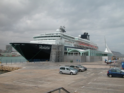 Vista de la terminal marítima