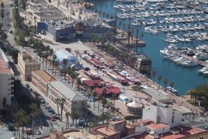 Panorámica del puerto de Alicante