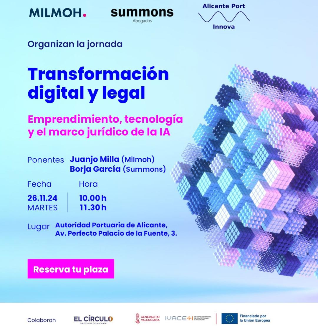 Evento: «Transformación digital y legal. Emprendimiento, tecnología y el marco jurídico de la IA»